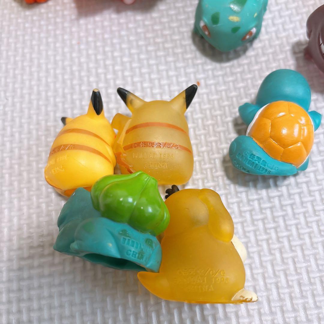 【571体】希少レア　初期ポケモン　指人形計レトロ　当時物まとめ売り1996年〜