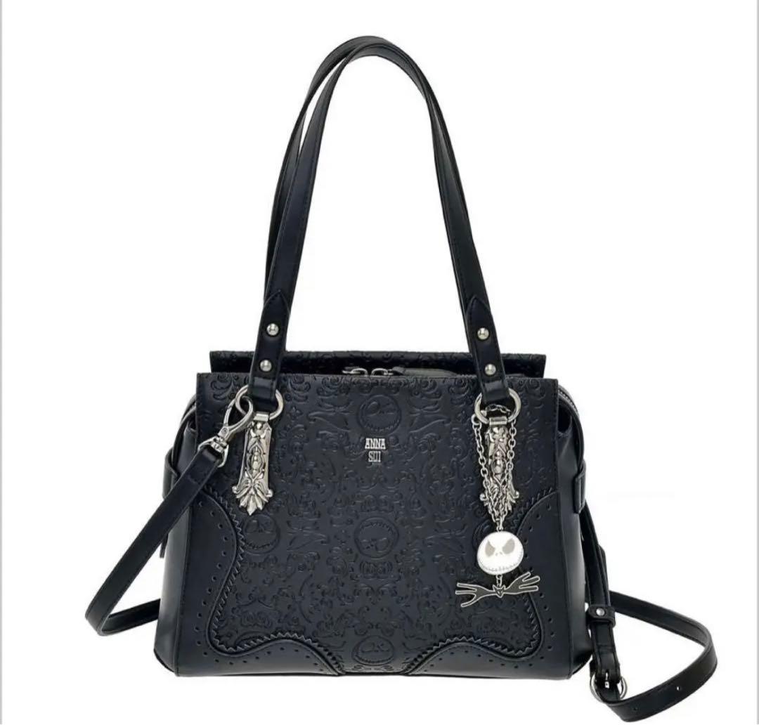 極美品】ナイトメア ANNA SUI ディズニー ジャック 二つ折り財布 国内