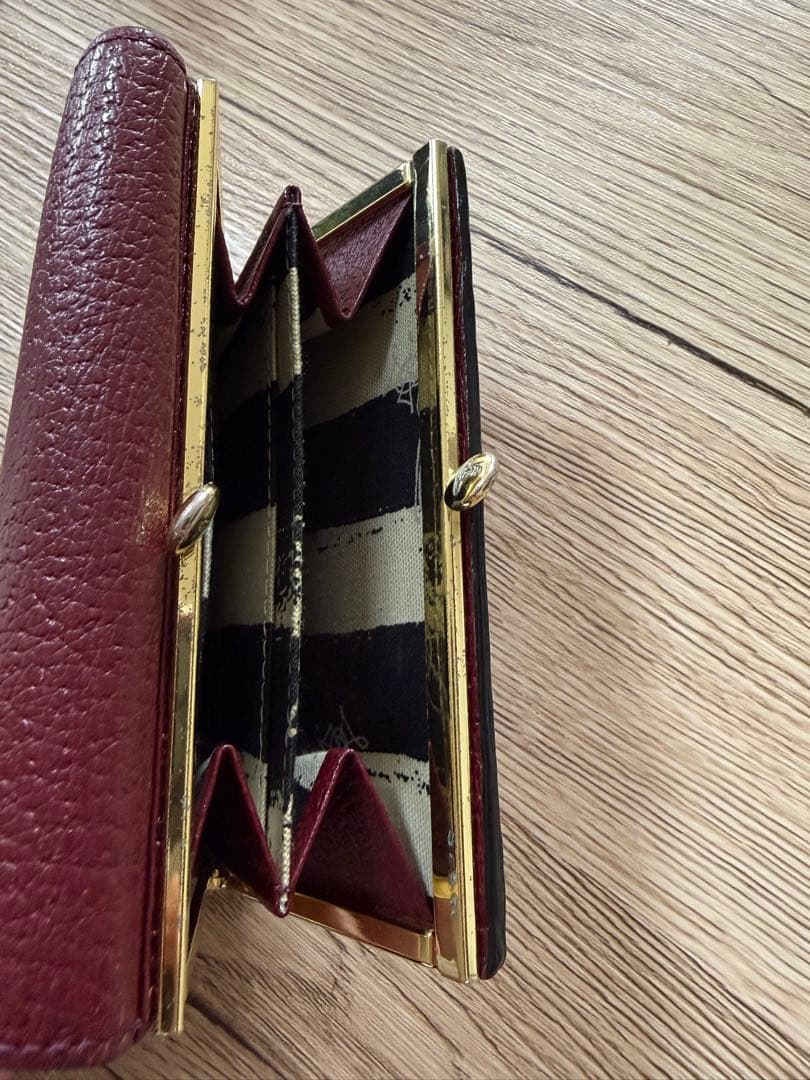 Vivienne Westwood バーガンディ 三つ折り財布