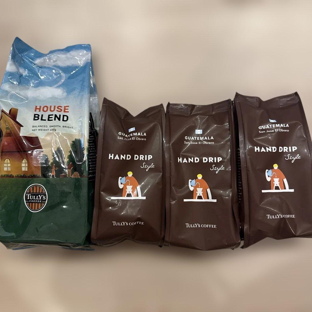 タリーズ コーヒー 粉 ☆ 2025年サマーBOX 【計4袋】 M109