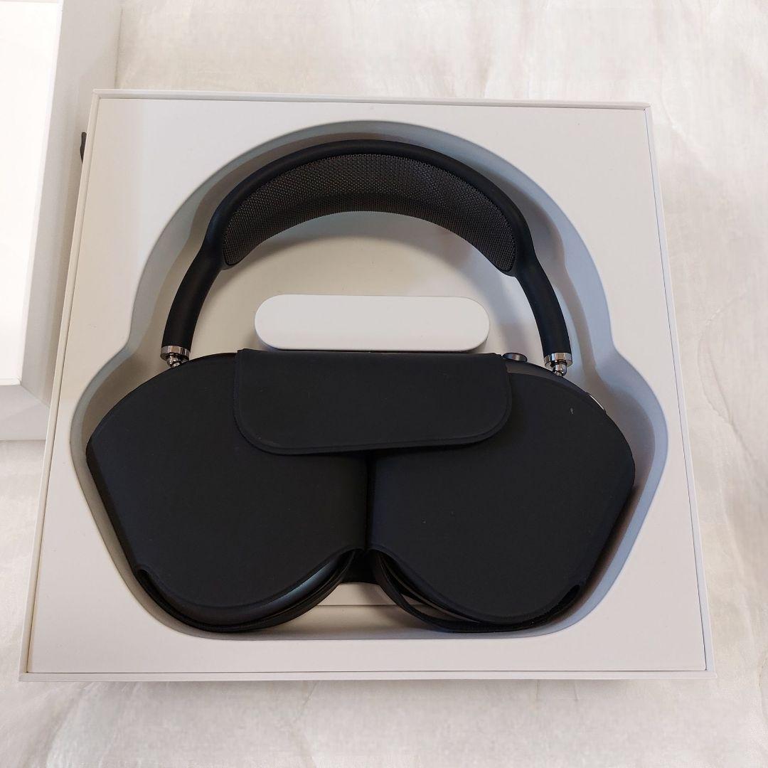 Apple AirPodsMax 第1世代 スペースグレー 黒 美品 付属品付き