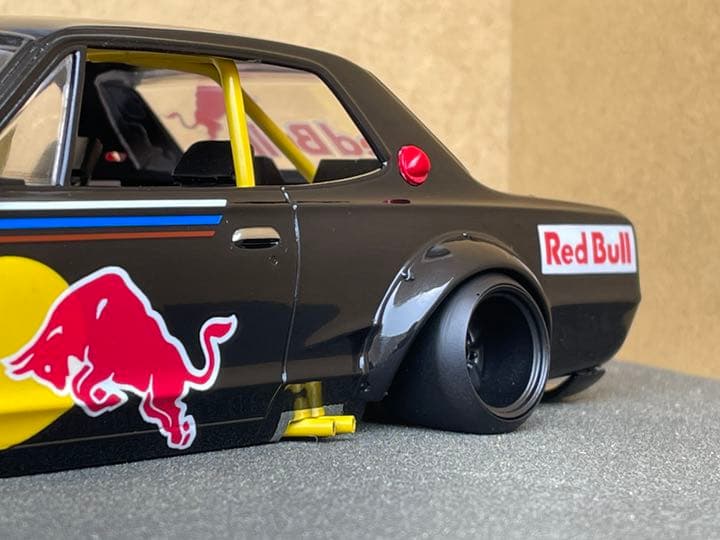1/24 ハコスカレッドブル仕様確認用