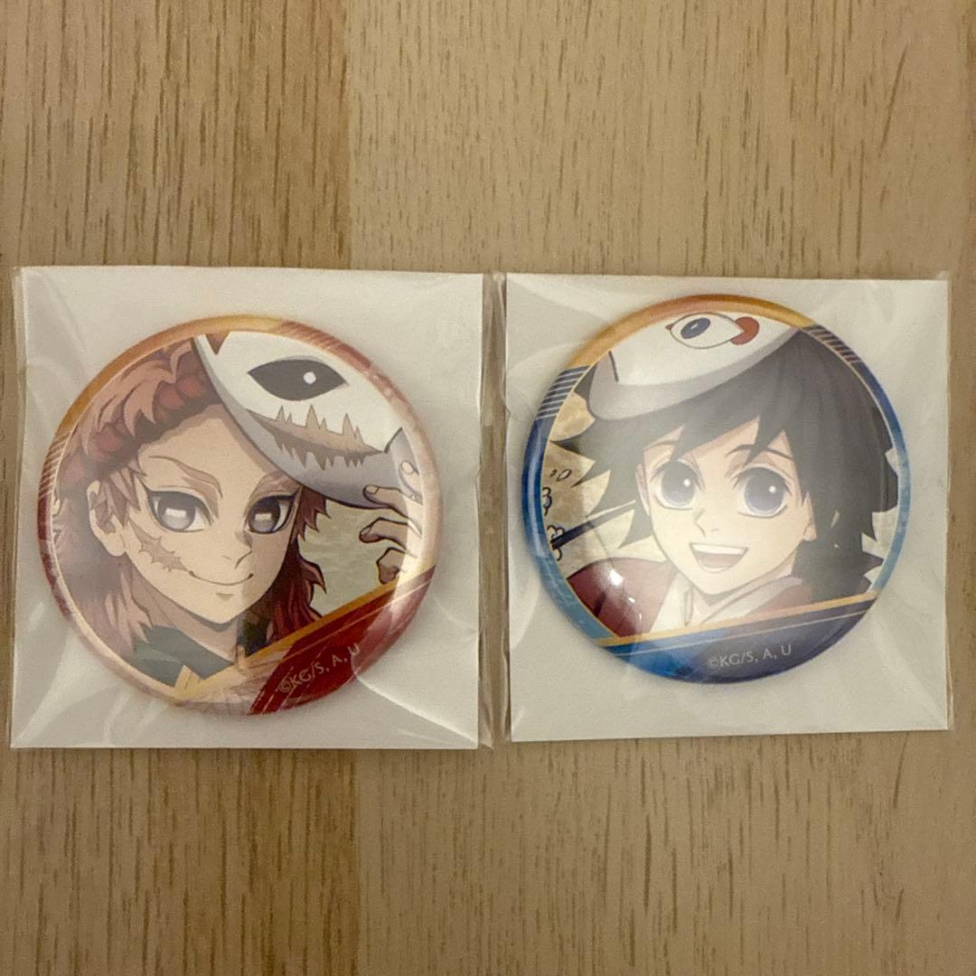 鬼滅の刃 缶バッジ 冨岡義勇 錆兎 幼少期 - メルカリ 鬼滅の