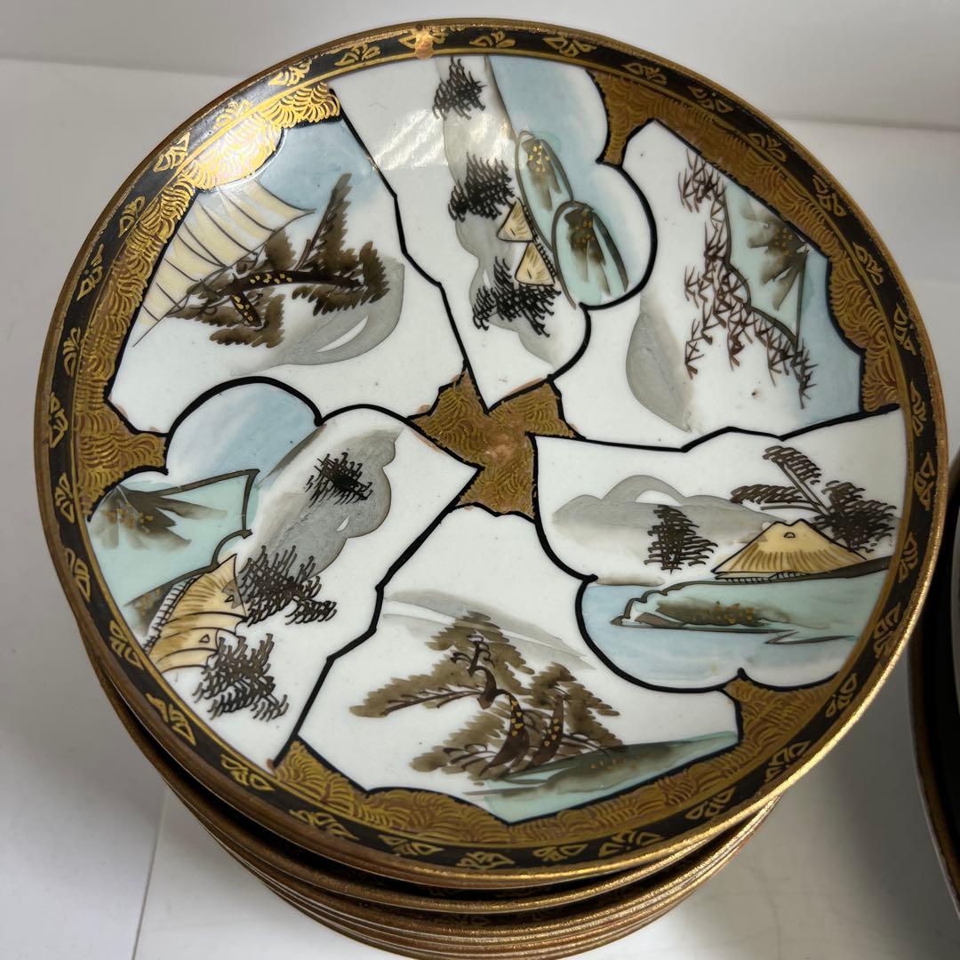 九谷焼 皿色々 東Y7-1217⑤