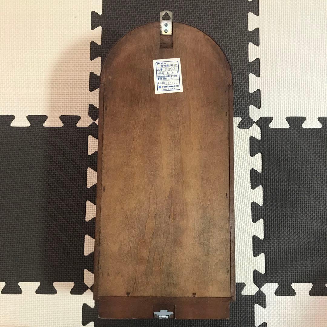 愛知時計電機　ゼンマイ式掛け時計　振り子時計　日本製　昭和レトロ