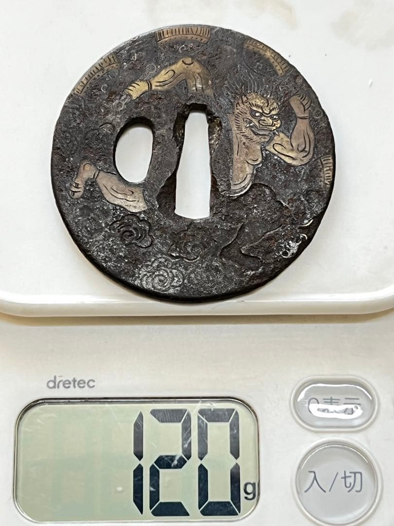 極上 刀鍔 象嵌。BL2-77