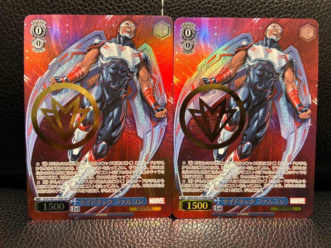 ヴァイスシュヴァルツ MARVEL サイドキック ファルコン MR sp サイン
