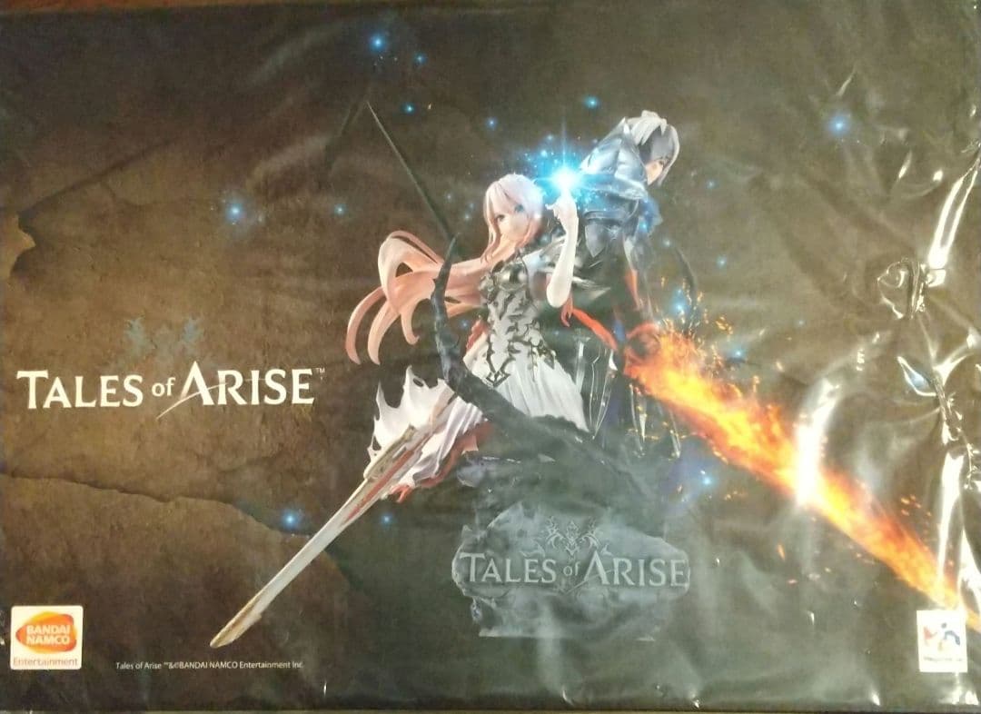 ★【未開封】テイルズオブアライズ　スタチューフィギュア+デスクマット+試供品 未開封】テイルズオブアライズ スタチューフィギュア+デスクマット+