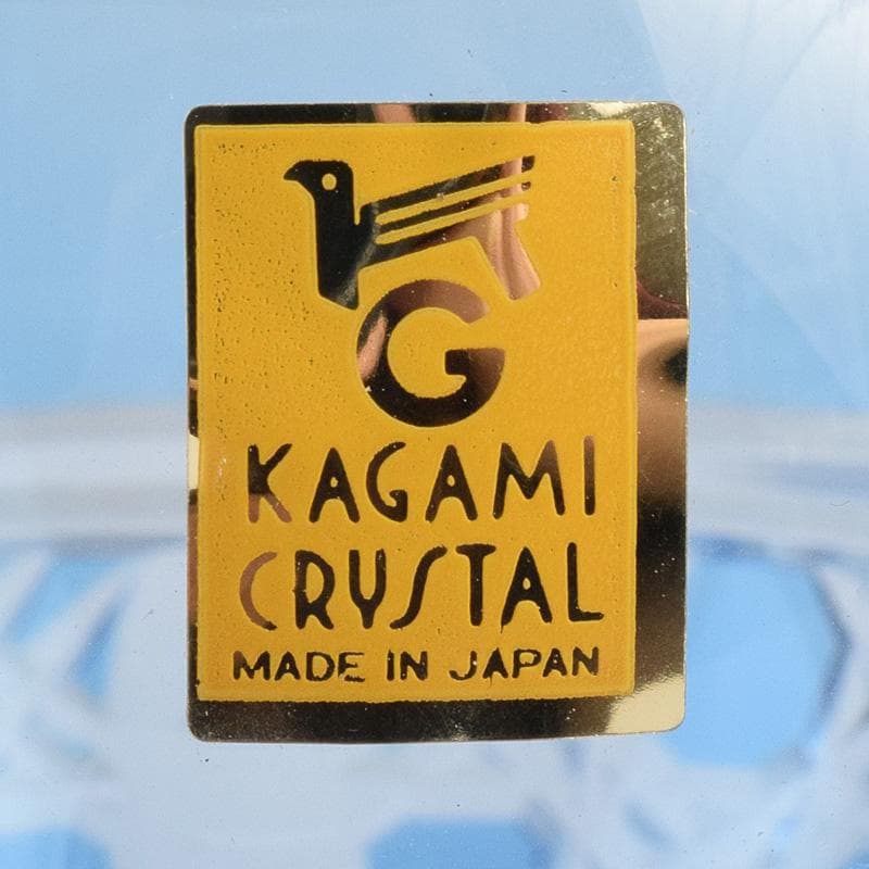 江戸切子 各務クリスタル 八角篭目 懐石杯 共箱 2点まとめて M R8984