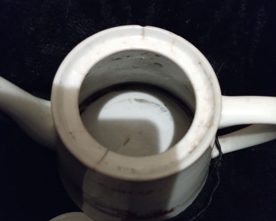 激レア 中国 文革 人民公社 陶器製 急須 茶器 工芸品