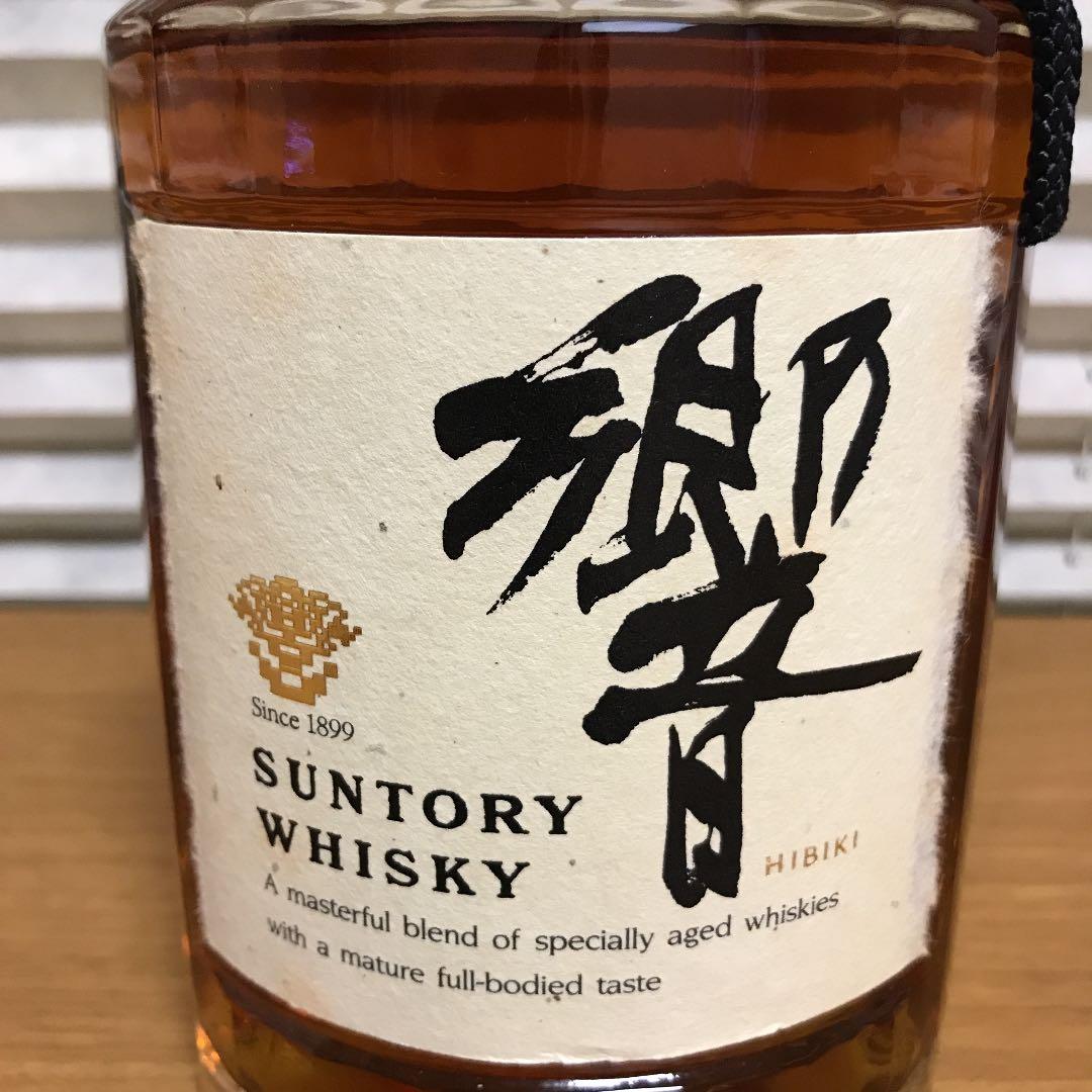 未開栓・希少】サントリー響 旧 裏ゴールドラベル金キャップ（750ml木