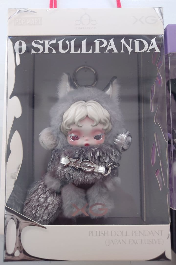 スカルパンダ 3体、XG(日本限定)*1、クロミ *1、マイメロディ *1、袋付