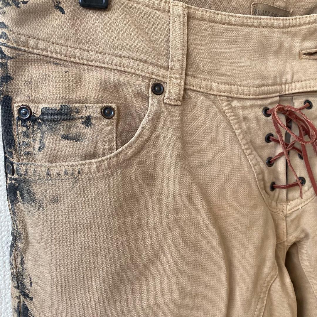 share spirit レースアップ パンツ 38 シェアスピリット 日本製