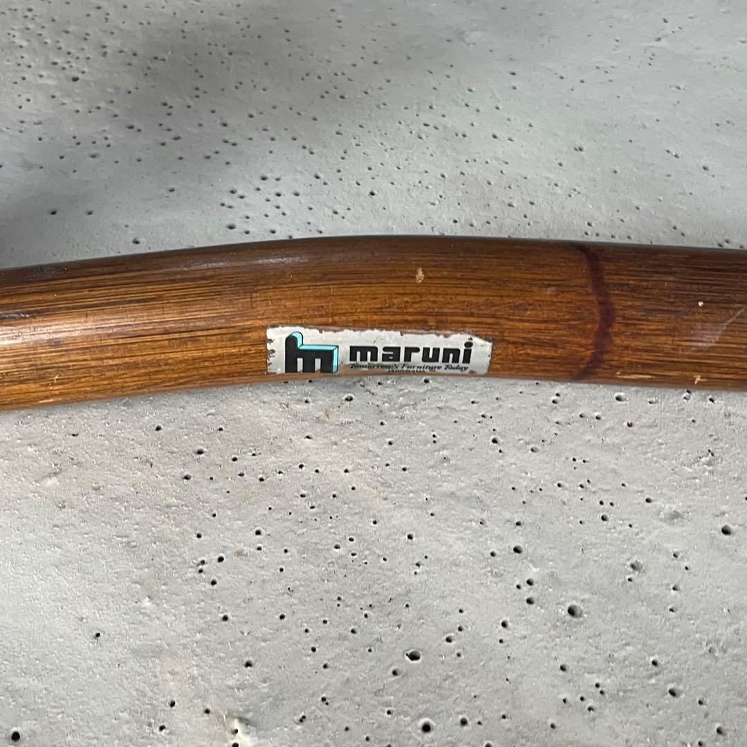 ② 【マルニ木工】ラタンチェア 籐 ヴィンテージ レトロ 家具 2脚出品中！