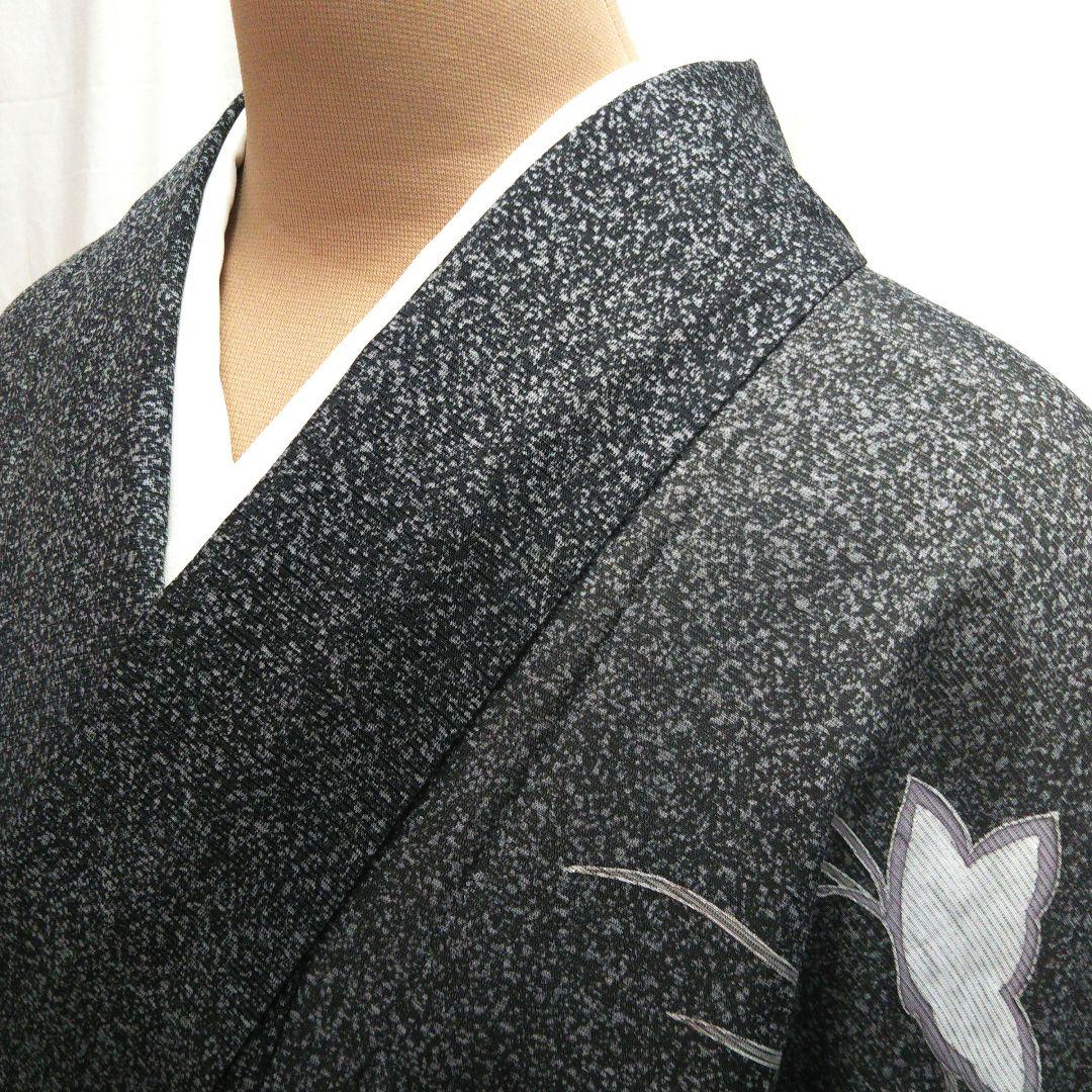 極美品 訪問着 フルセット 友禅 裄67 68 蝶 鳥卒業式 入学式 M L