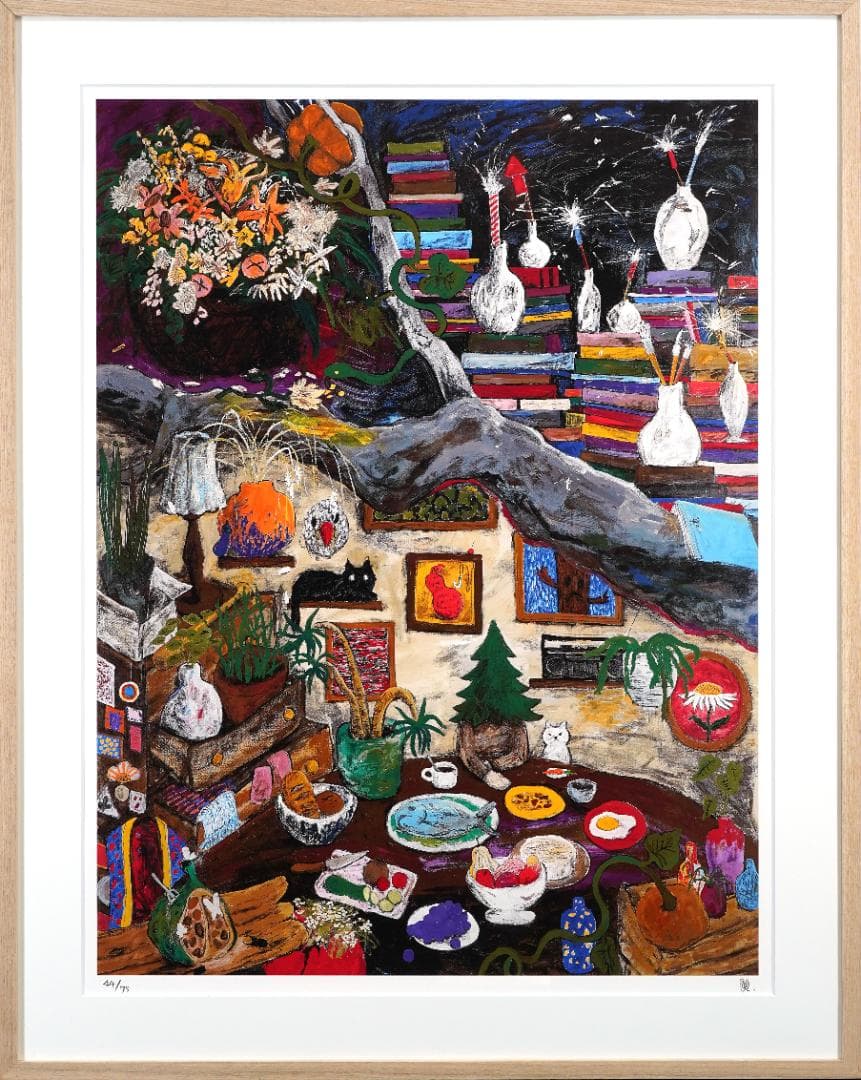 平子 雄一「Gift 01」シルクスクリーン 2021年 平子 雄一「Gift 01