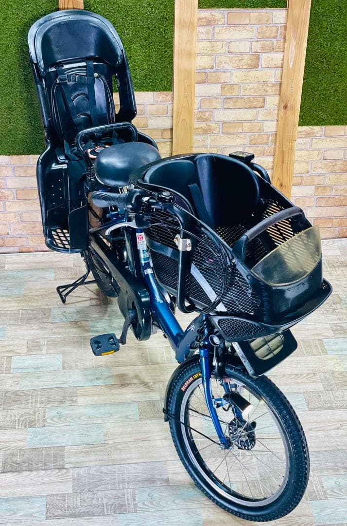 No1モデル ブルー系 ヤマハ 子供乗せ電動アシスト自転車 H2841 PAS