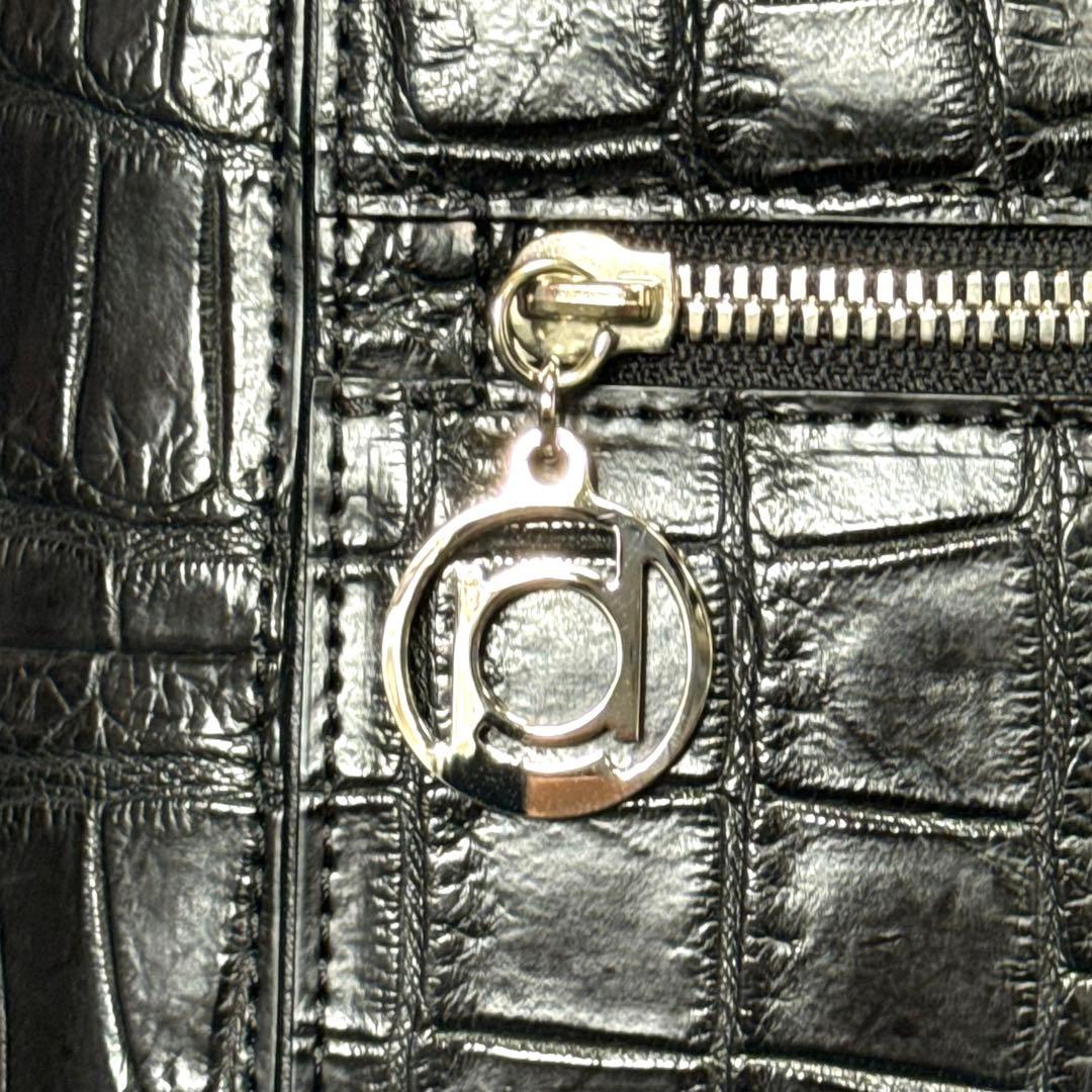 専用品BEAUGRAND JRA クロコダイル 黒 2WAYショルダーバッグ