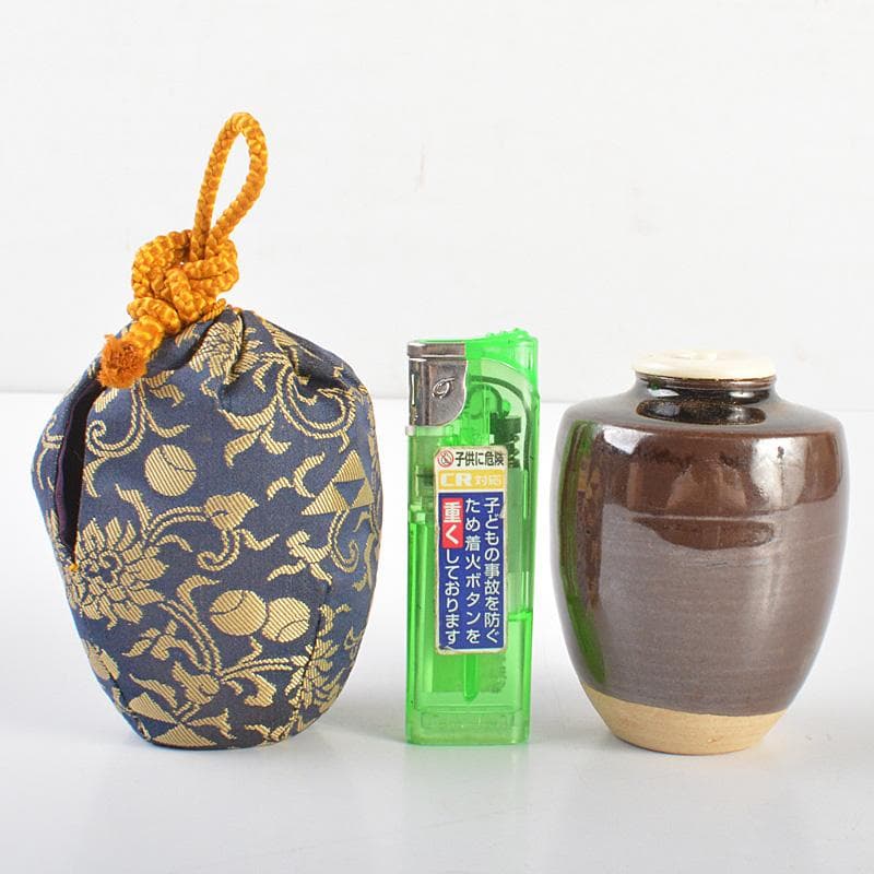 茶道具 玉領作 茶入 仕覆付 共箱 V R6891 - メルカリ