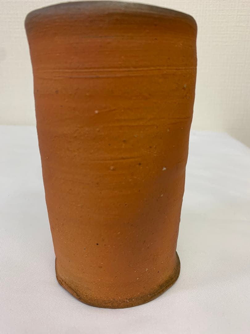 中村六郎　備前　麦酒呑　共箱