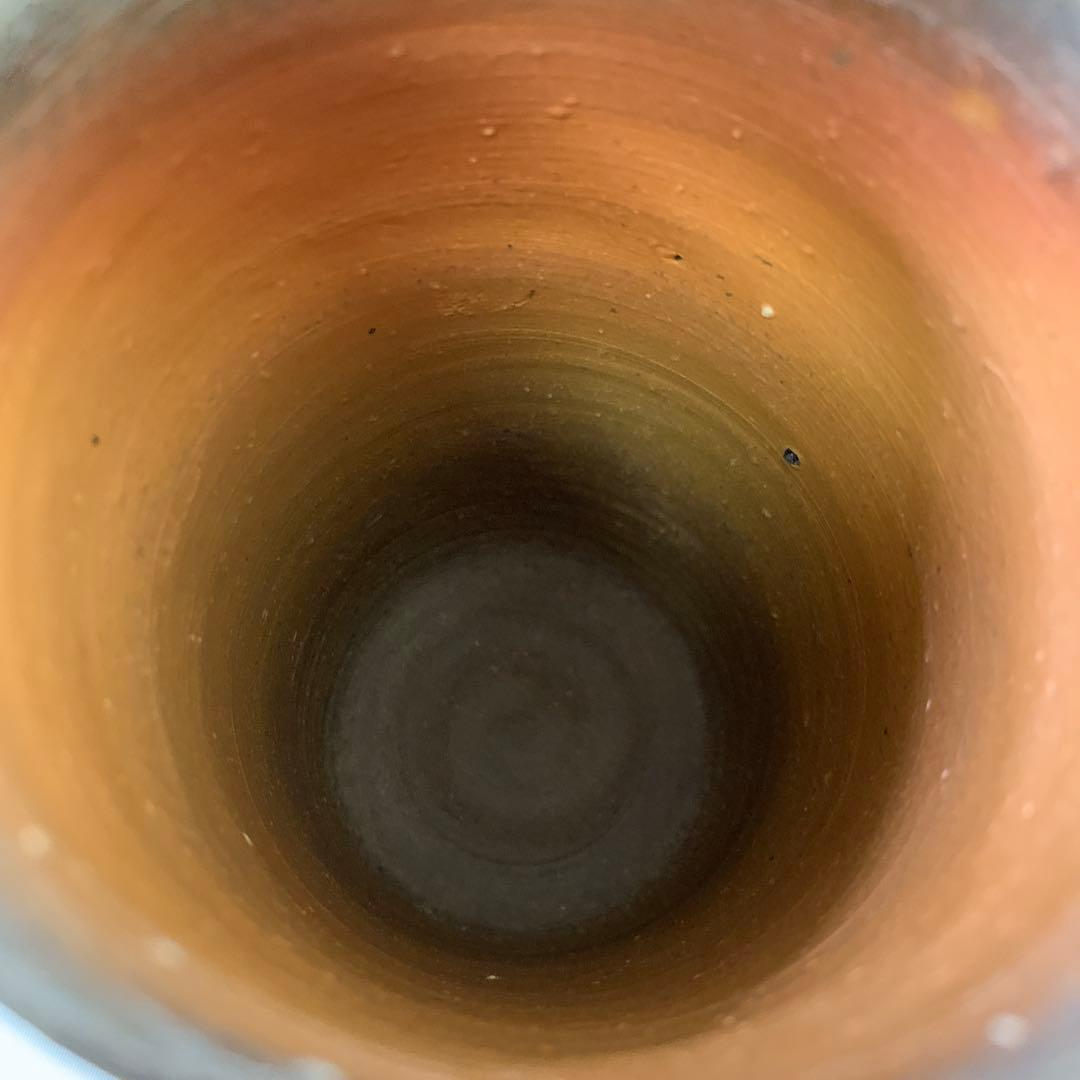 中村六郎　備前　麦酒呑　共箱