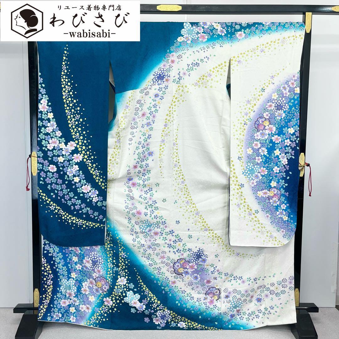 藤娘きぬたや 美品 総絞り 本絞り 名品 牡丹 逸品 フルセット 振袖