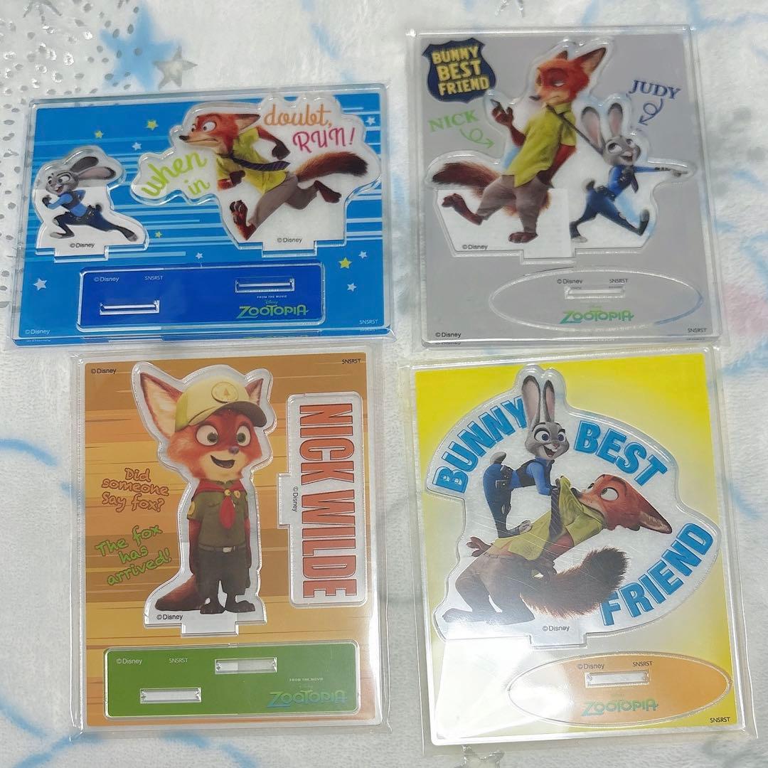 ニック　ジュディ　ズートピア　アクスタ　幼少期　プレミアムバンダイ　くじ 一番くじ『ズートピア』ジュディ&ニックの実用系雑貨が大集合