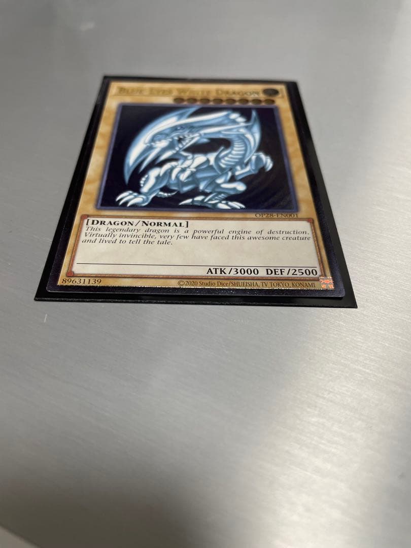 遊戯王 ots28 op28 青眼の白龍 レリーフ アルティメット 北米版 - メルカリ