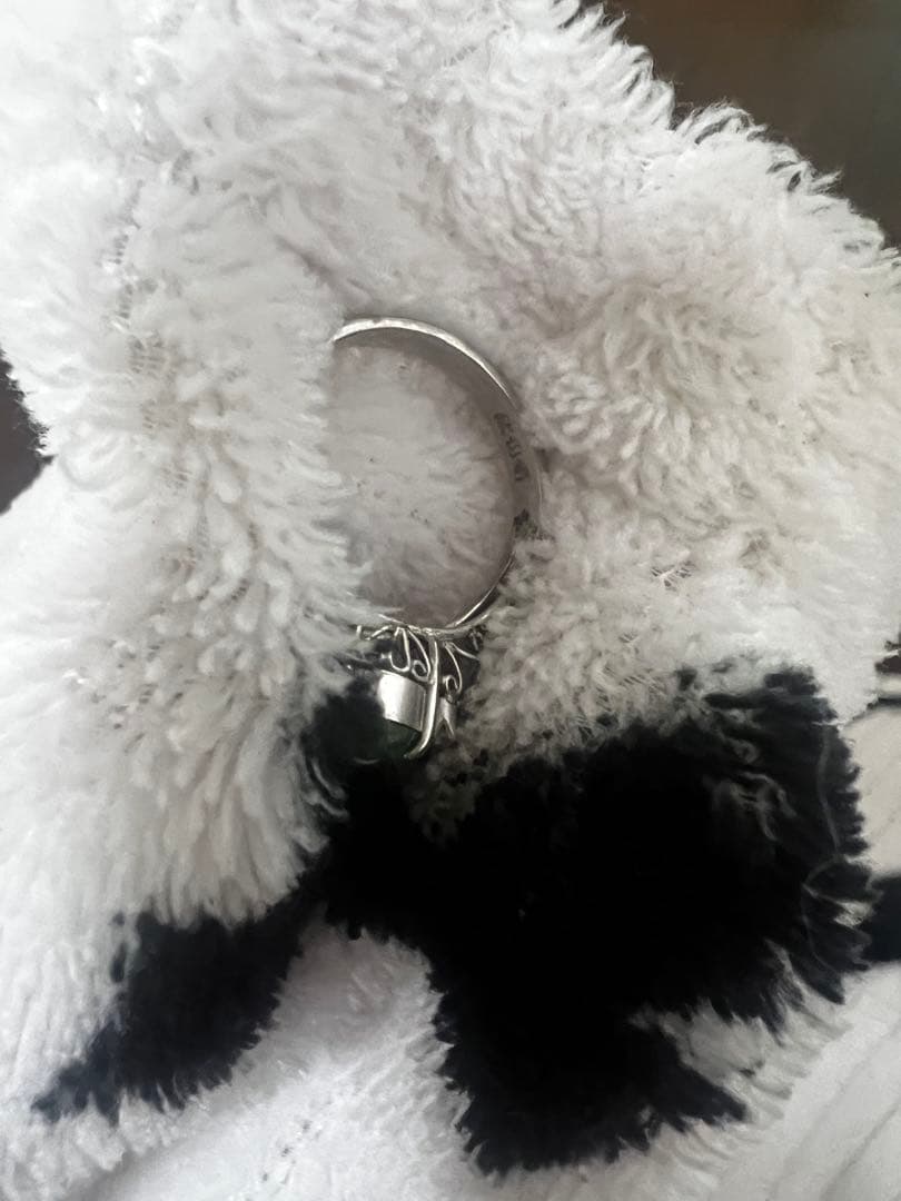 アンティーク　リング　11号程度　プラチナ