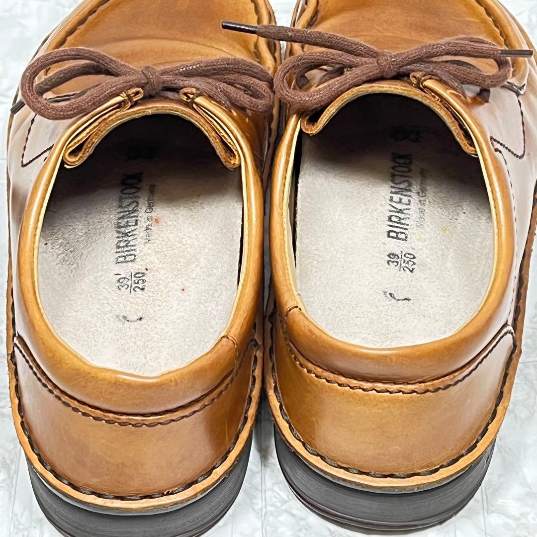 【美品】BIRKENSTOCK レザー　スニーカー　ワラビー　ブラウン　25㎝
