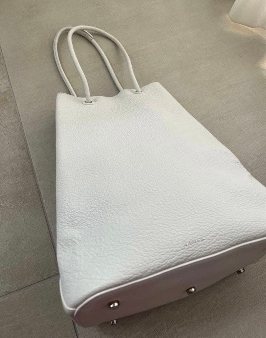 【のんのん】JIL SANDER ジルサンダー　レザーバッグ 白