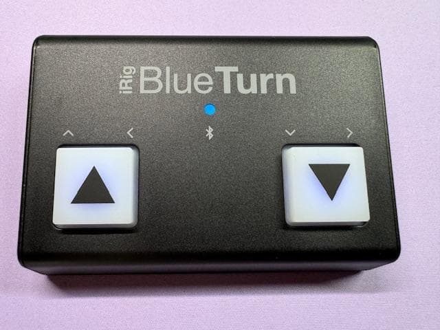 iRig BlueTurn Bluetoothフットペダル 販売済み