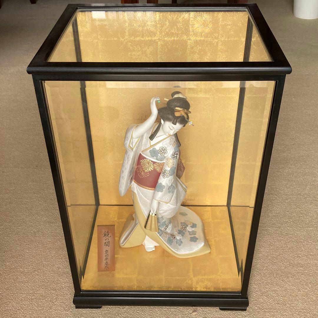 博多人形「鏡の間」 宗田源造作 陶製