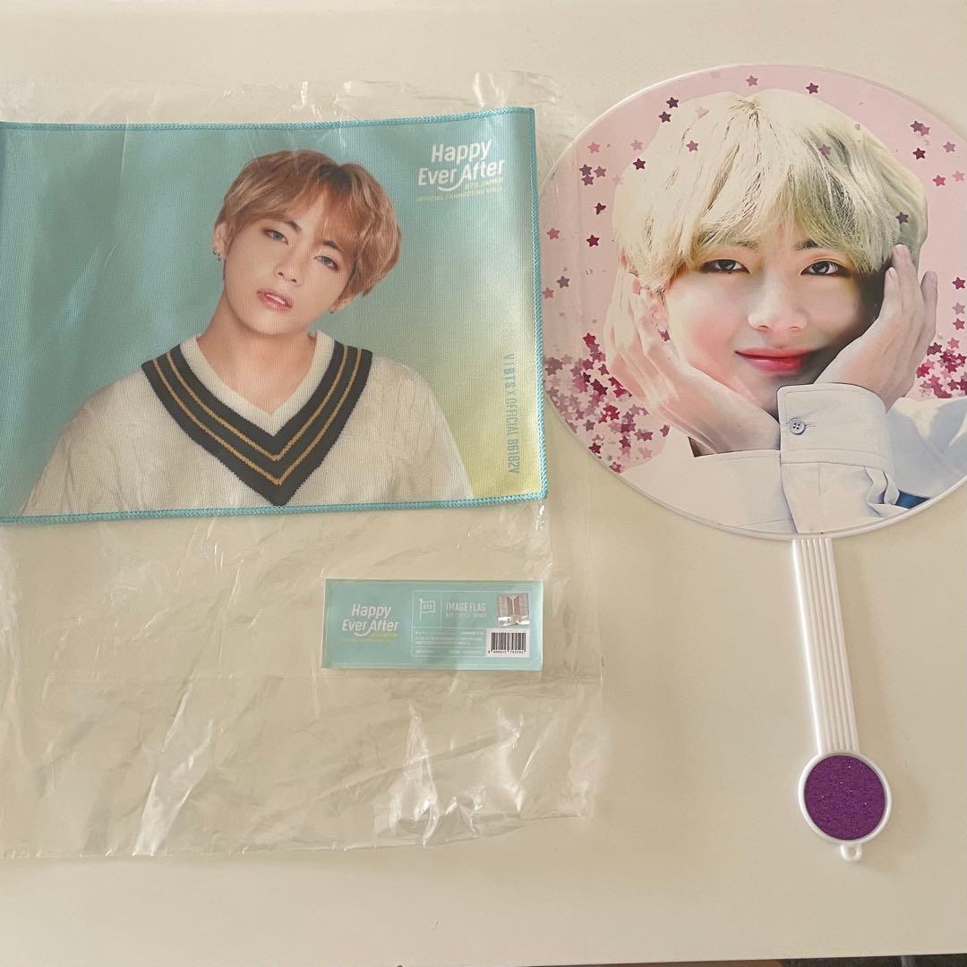 BTS V テテ キムテヒョン フラッグ うちわ 新品未使用 - メルカリ