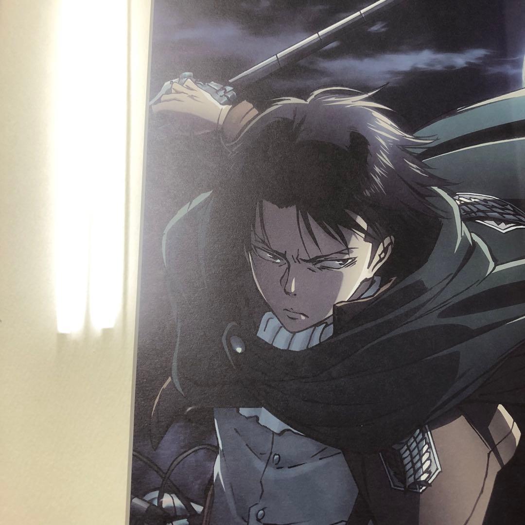 セブンイレブン限定 進撃の巨人 リヴァイ 額入りアート 複製原画 付属