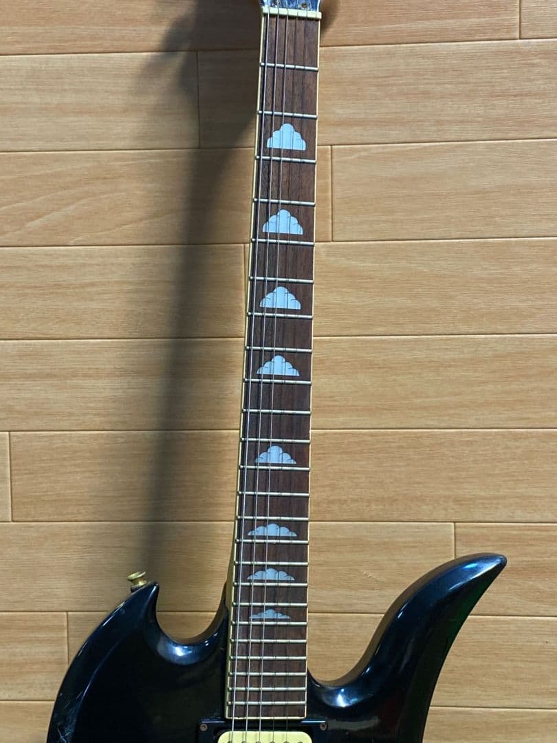 Kモデルギター ブラック 22フレット