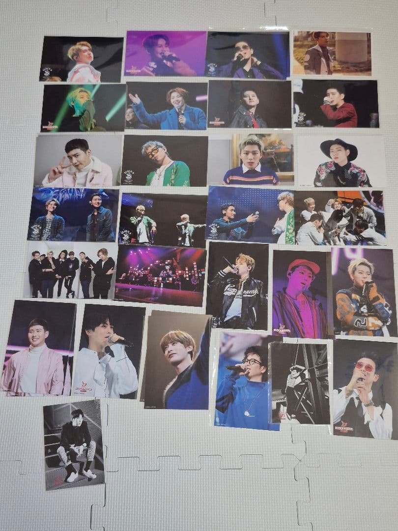 Block B と ZICO のグッズ トレカ 生写真 ポストカードまとめ売り