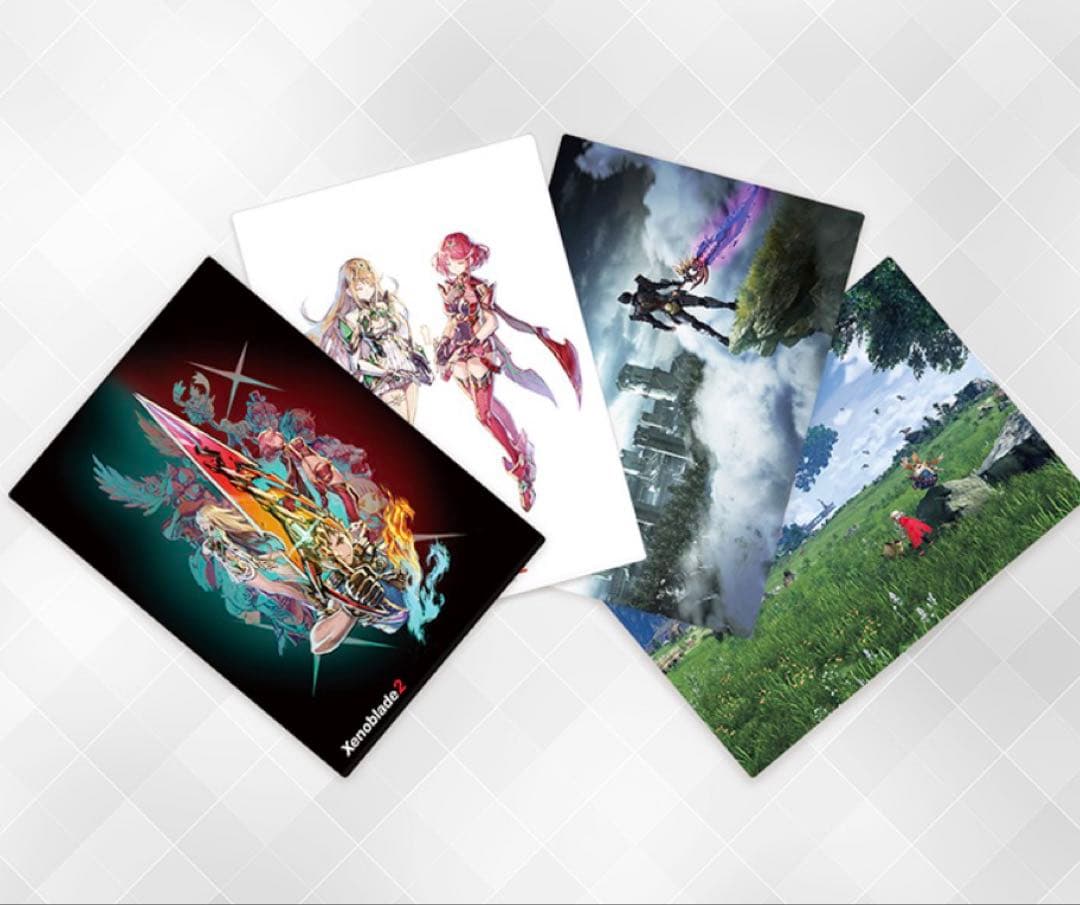 ゼノブレイド2 A4クリアファイル 4枚セット クリアファイル 集合 A4クリアファイル4枚セット ショップ