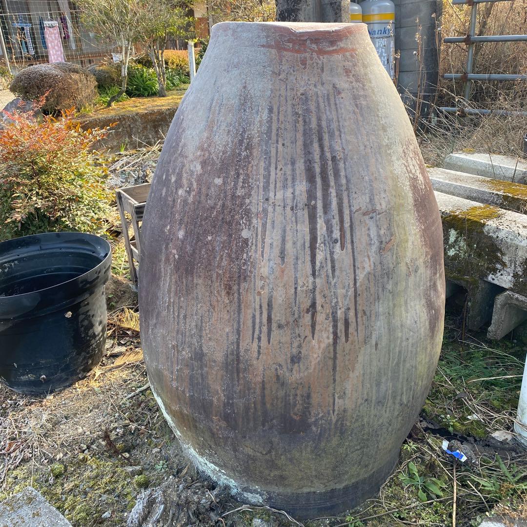 アンティーク★昭和初期　亀壺　超特大　高さ120㎝弱　当時の物　古道具　骨董品