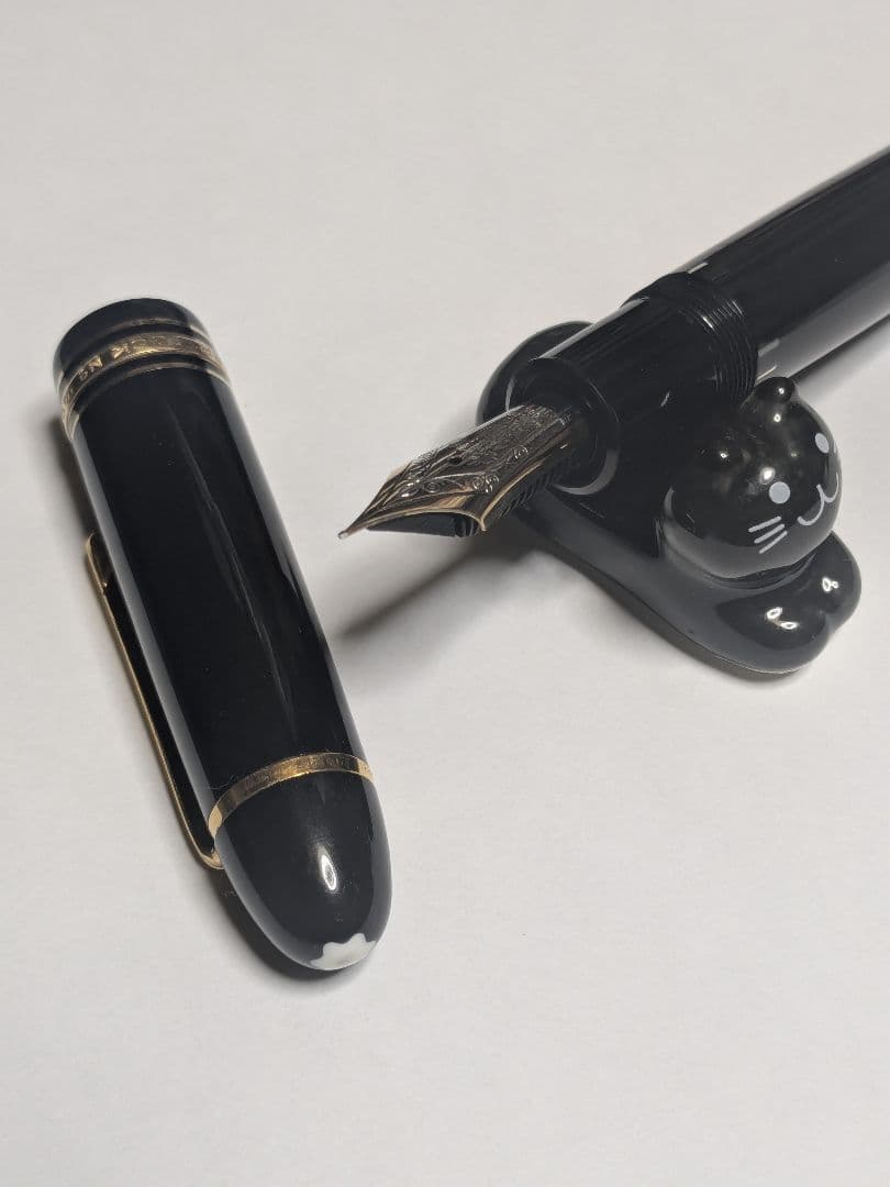 モンブラン 万年筆 149 漆 段塗り(加藤照代氏) ペン先調整(長原宣義氏)