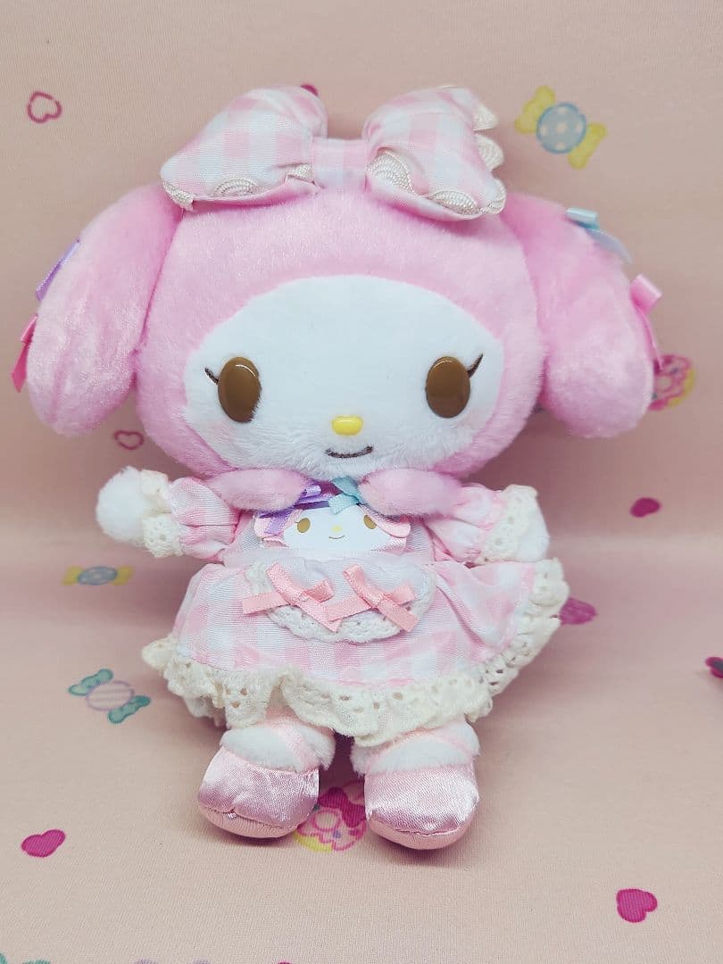 マイメロディ　リボンでおそろ　マスコット　マイスウィートピアノ