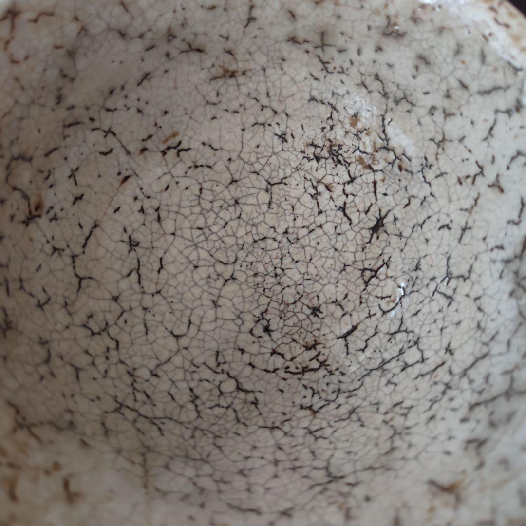 古代 鬼萩焼 茶碗 銘萬劫 花押 茶道具