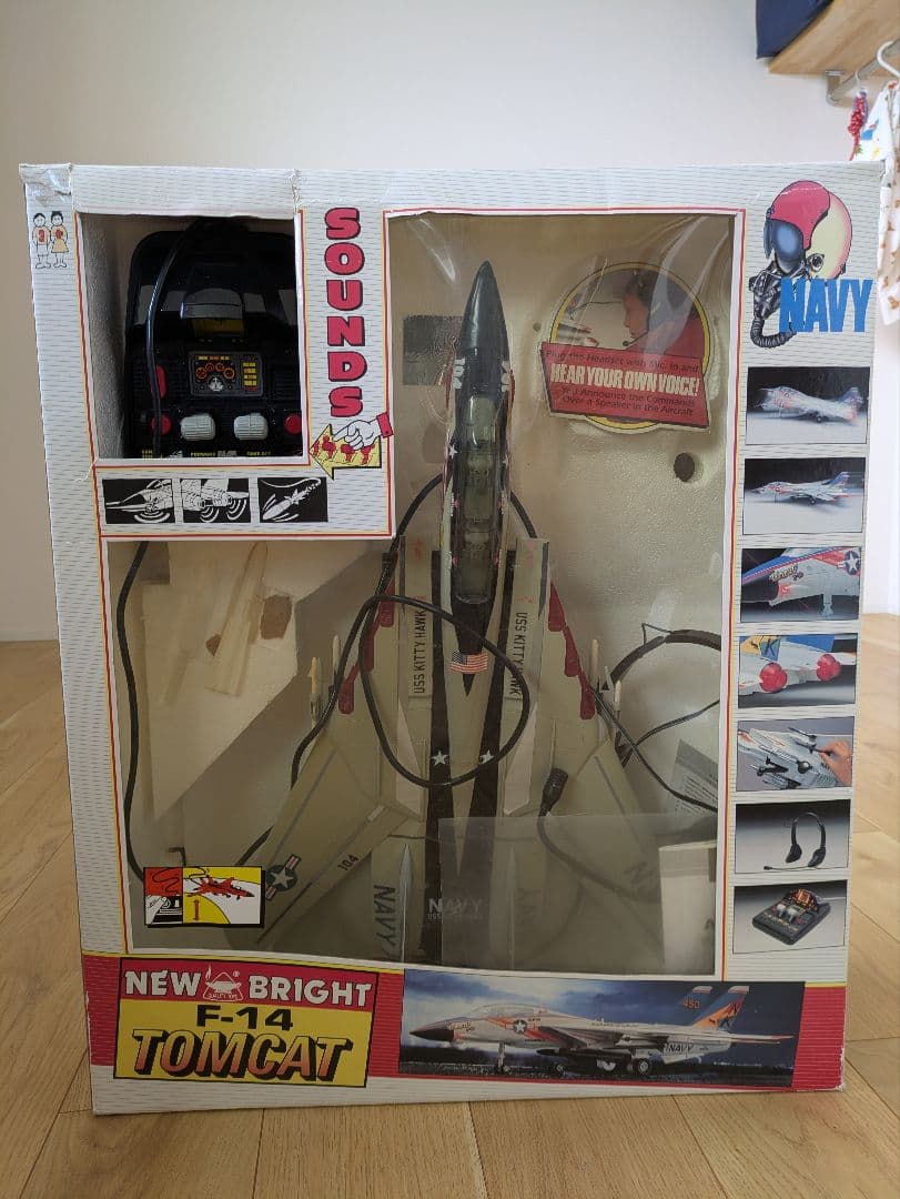 【激レア】NEW BRIGHT F-14 TOMCAT ラジコン　大型商品