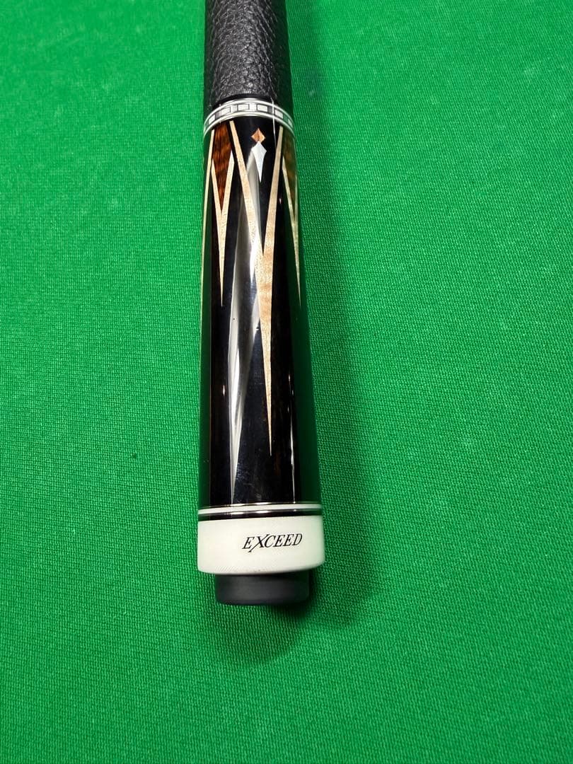 EXCEED ビリヤードキュー 木製 ストライプ