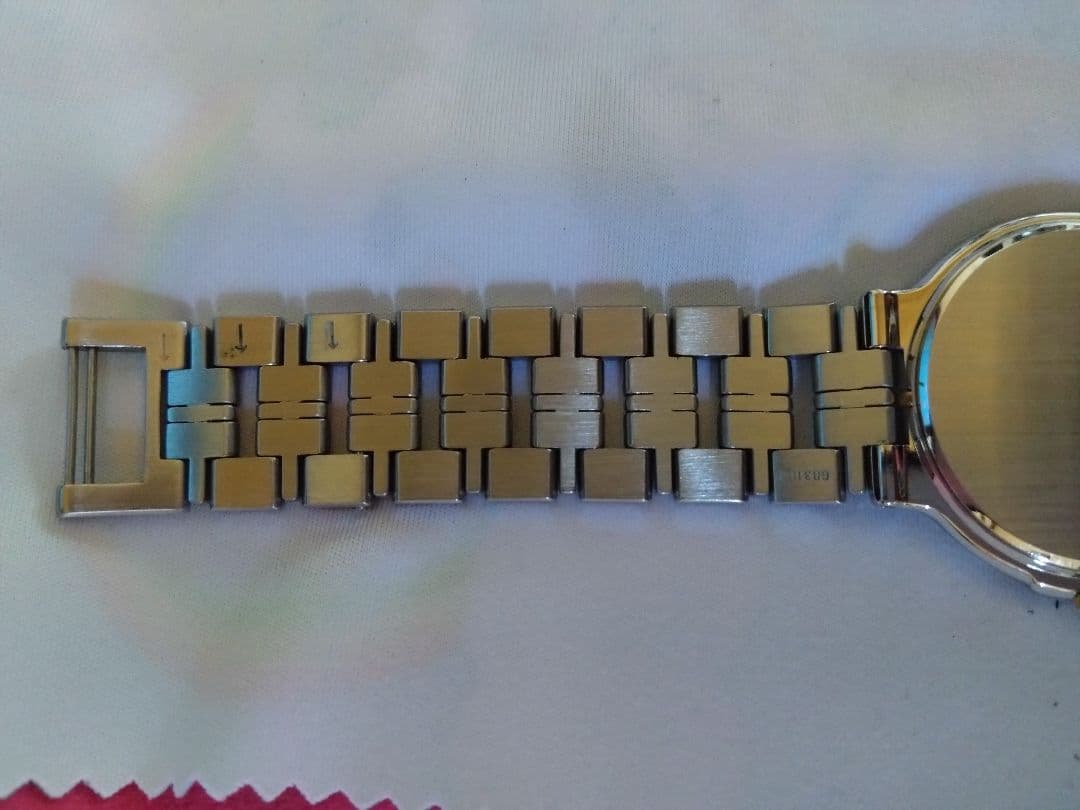 セイコー　ドルチェ　シェル文字盤　美品！①