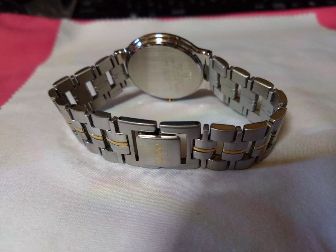 セイコー　ドルチェ　シェル文字盤　美品！①