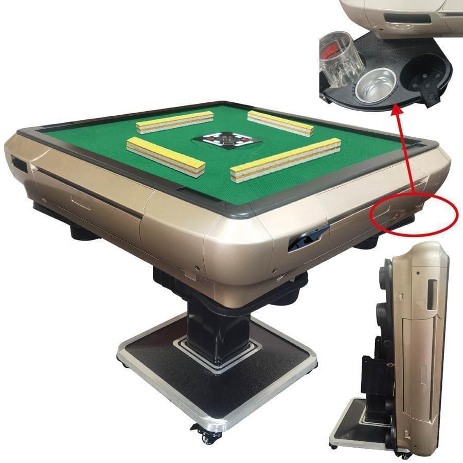 全自動麻雀卓 家庭用 折りたたみ 麻雀卓 全自動卓33mm ゴールド2127