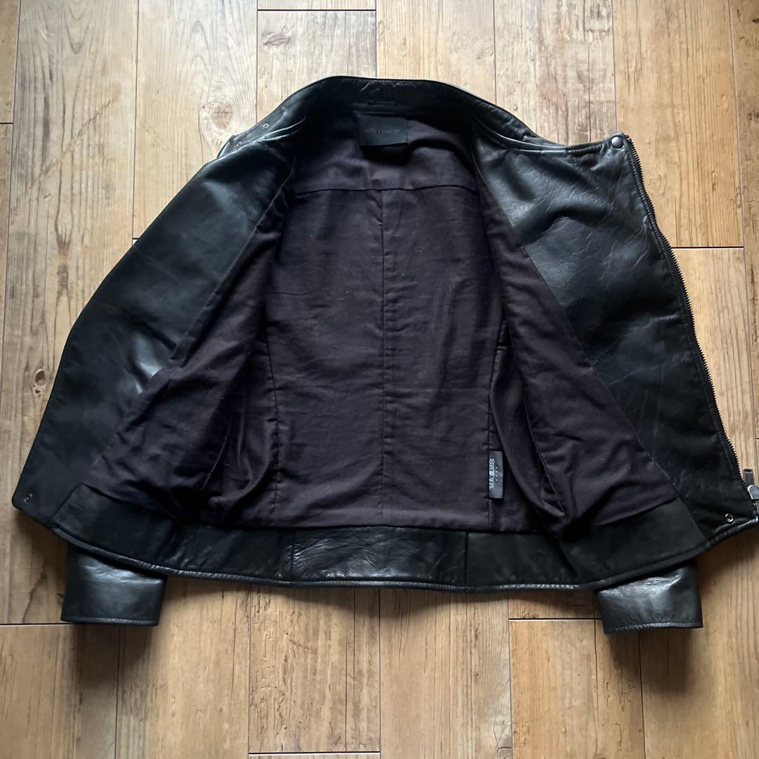 junhashimotoダブルインナーライダースジャケットサイズ4ジュン