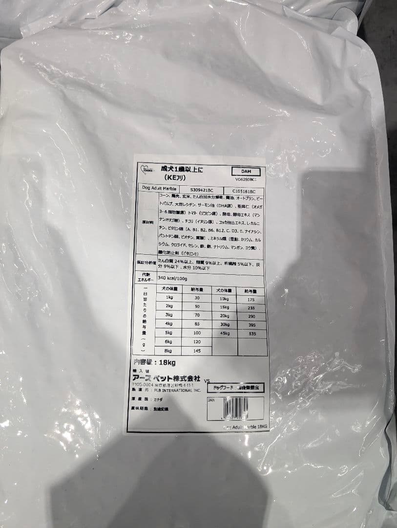 ファーストチョイスドッグフード ドライフード 18kg - メルカリ