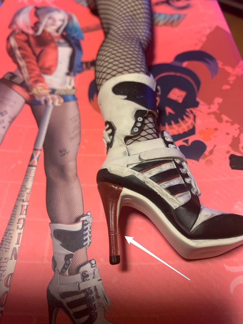 ハーレクイン43cm大型フィギュア クレイジートイズ ( 訳あり )